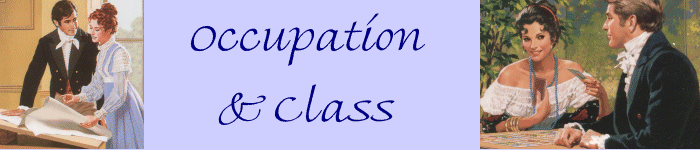 Regencies by Subject - Occupation & Class